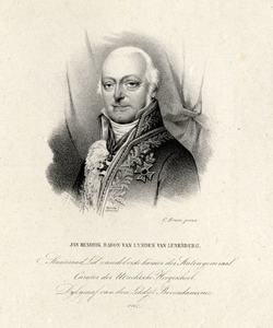 39033 Portret van Jan Hendrik baron van Lynden van Lunenburg, geboren 20 januari 1765, curator van de Utrechtse ...